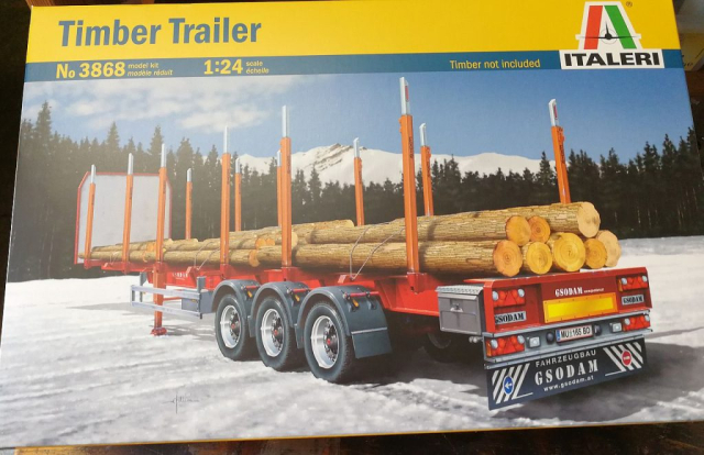 Italeri Timber Trailer 1:24